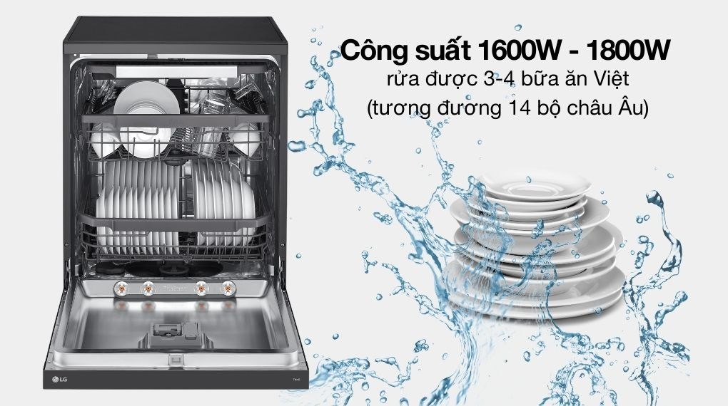 Máy rửa chén độc lập LG LDT14BLA4 - Công suất