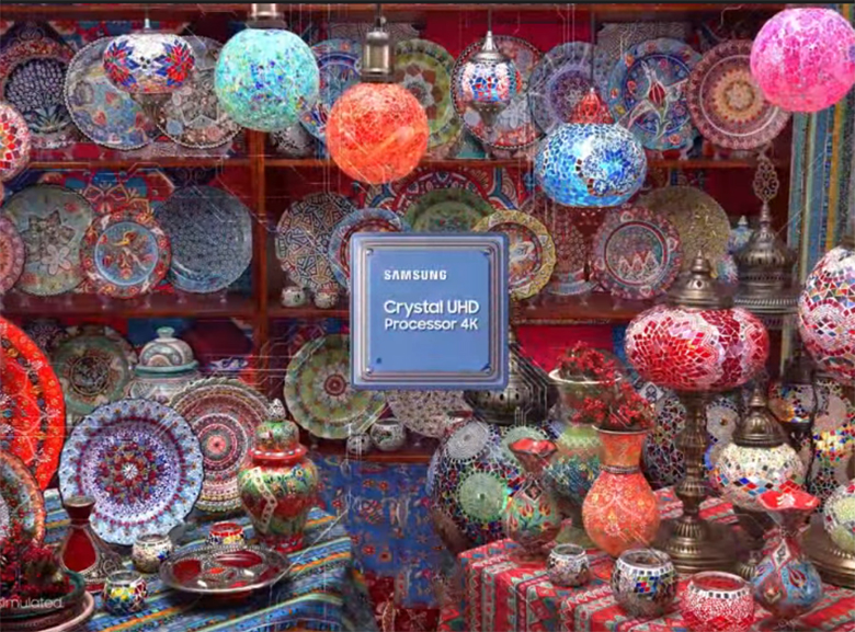 Bộ xử lý 4K - Smart Tivi Samsung 4K 65 inch UA65DU7000