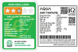 Tủ lạnh Aqua 130 lít AQR-T160FA(BS)