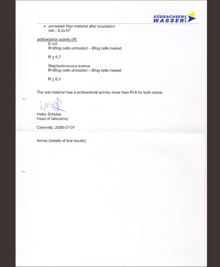 Giấy chứng nhận công nghệ Blue Ag+ 2 Giấy chứng nhận công nghệ Blue Ag+ 2