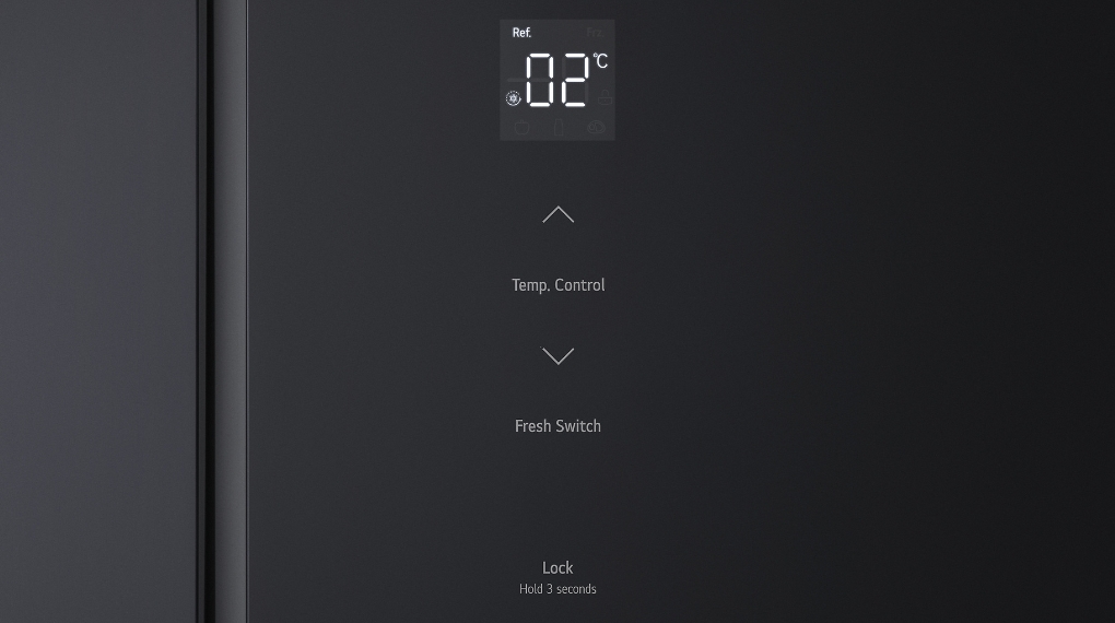 Tủ lạnh LG Inverter 474 lít Multi Door LFB47BLG - Bảng điều khiển