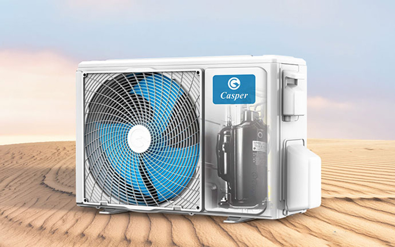 Điều hòa Casper 1 chiều 12000 BTU SC-12FB36A - Dàn tản nhiệt đồng mạ vàng, hạn chế ăn mòn