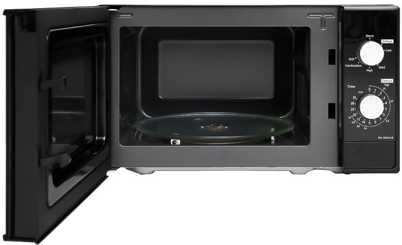 Khoang lò bằng thép không gỉ sáng bóng - Lò vi sóng Panasonic NN-GM24JBYUE 20 lít Khoang lò - Lò vi sóng Panasonic NN-GM24JBYUE 20 lít