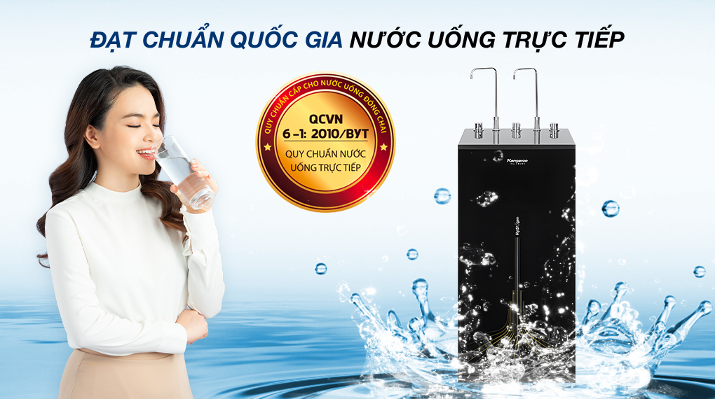Máy lọc nước RO nóng nguội lạnh Kangaroo KG10A13 10 lõi - Chứng nhận Máy lọc nước RO nóng nguội lạnh Kangaroo KG10A13 10 lõi - Chứng nhận