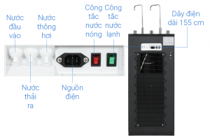 Máy lọc nước RO nóng nguội lạnh Hydrogen Kangaroo KG10A13 10 lõi