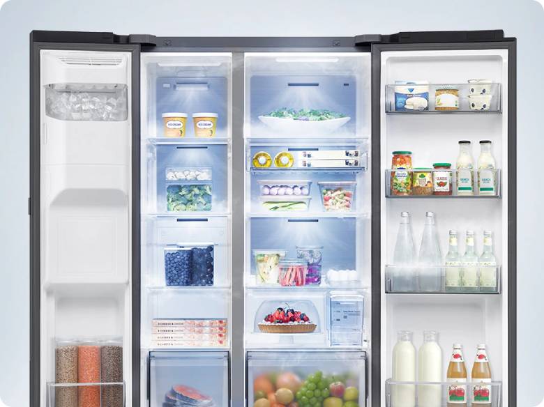 Tủ lạnh Samsung Inverter 655 lít Side By Side RS70F65Q3TSV - Công nghệ All-around Cooling