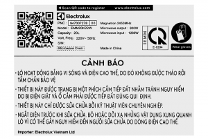 Lò vi sóng Electrolux EMM20K22W 20 lít