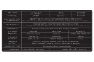 Máy rửa chén mini Junger Leopard DWJ-063