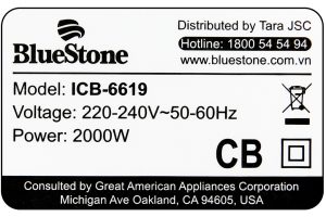 Bếp từ BlueStone ICB-6619