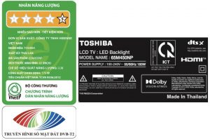 Smart Tivi QLED Toshiba AI 4K 65 inch 65M450NP