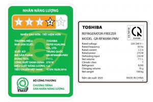Tủ lạnh Toshiba Inverter 711 lít GR-RF900WI-PMV(06)-MG