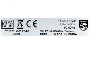 Bàn ủi hơi nước Philips GC1740 2000W