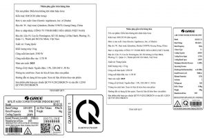 Điều hòa Gree Inverter 12000 BTU BD12CI