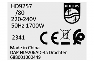 Nồi chiên không dầu Philips HD9257/80 5.6 lít