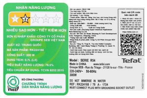 Nồi cơm nắp gài Tefal 0.7 lít RK224168
