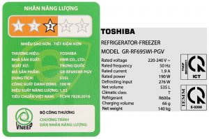 Tủ lạnh Toshiba Inverter 535 lít Japandi GR-RF695WI-PGV(67)
