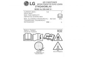 Điều hòa âm trần LG Inverter 46500 BTU ZTNQ48GMLA0