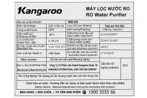 Máy lọc nước RO Kangaroo KG116I 10 lõi