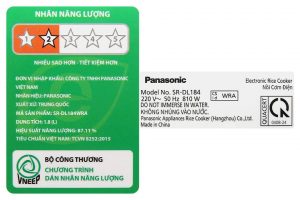 Nồi cơm điện tử Panasonic 1.8 lít SR-DL184WRA