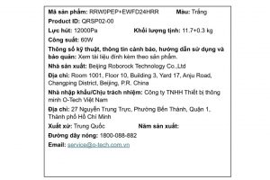 Robot hút bụi lau nhà Roborock Q Revo 5AE - Trắng