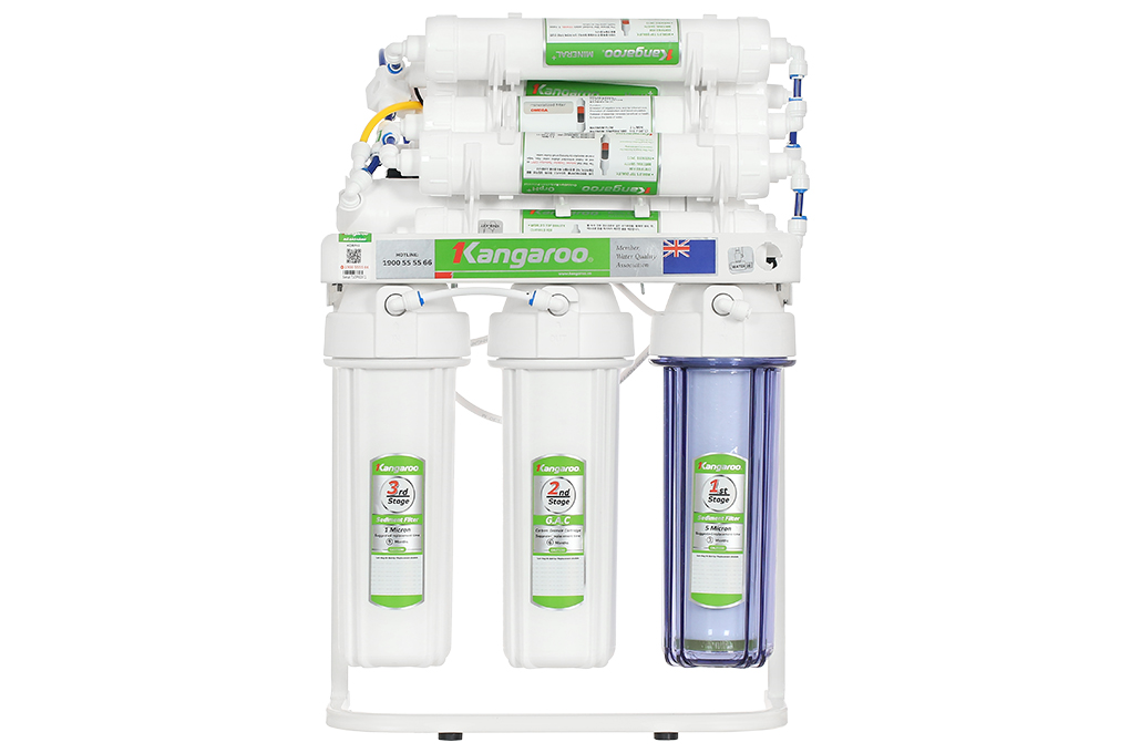 Máy lọc nước RO Hydrogen Kangaroo KGRP10 10 lõi Máy lọc nước RO Hydrogen Kangaroo KGRP10 10 lõi