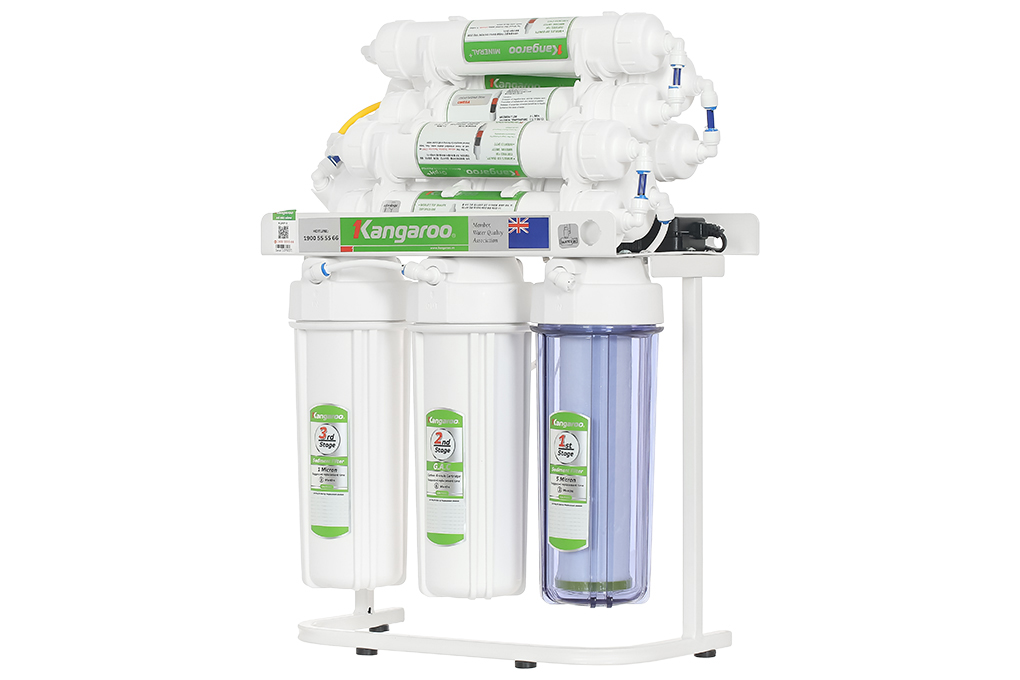 Máy lọc nước RO Hydrogen Kangaroo KGRP10 10 lõi Máy lọc nước RO Hydrogen Kangaroo KGRP10 10 lõi