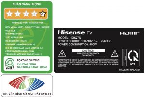 Smart Tivi QLED Hisense AI 4K 100 inch 100Q7N
