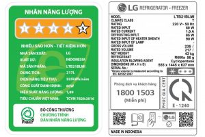 Tủ lạnh LG Inverter 217 lít LTB21BLMI
