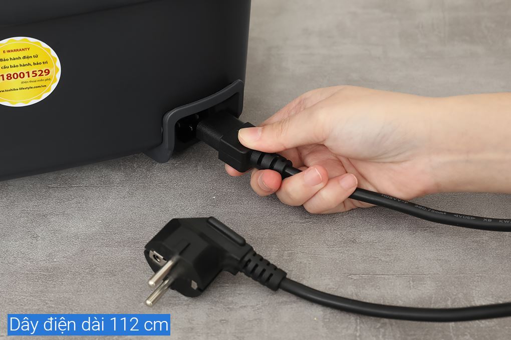 Nồi cơm điện tử Toshiba 1 lít RC-10DR5UVN(H) Nồi cơm điện tử Toshiba 1 lít RC-10DR5UVN(H)