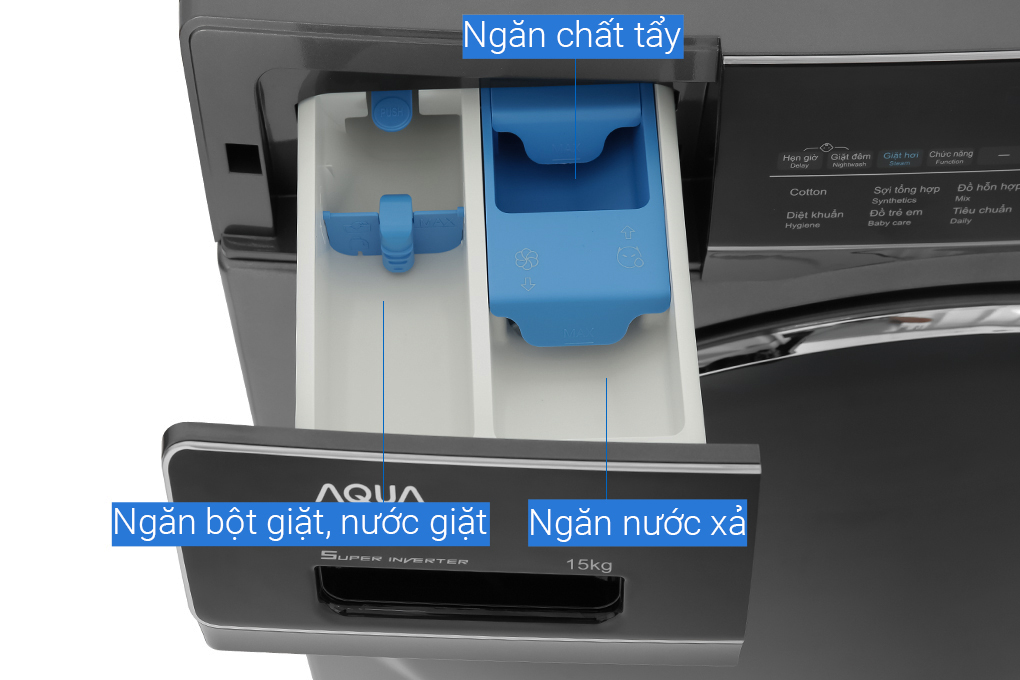Máy giặt Aqua Inverter 15 kg AQD-A1500H PS Máy giặt Aqua Inverter 15 kg AQD-A1500H PS