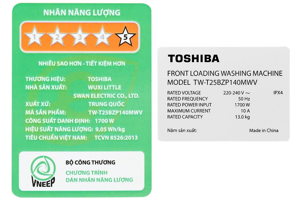 Máy giặt Toshiba Inverter 13 kg TW-T25BZP140MWV(MG) Máy giặt Toshiba Inverter 13 kg TW-T25BZP140MWV(MG)