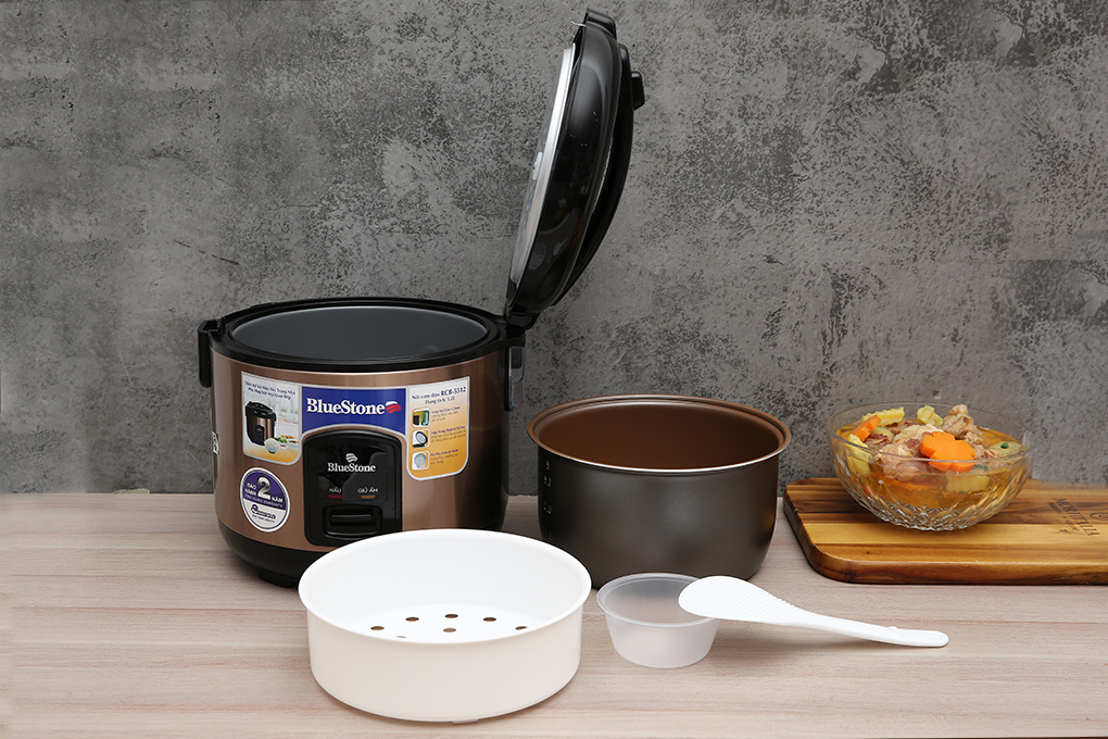 Nồi cơm nắp gài BlueStone 1.2 lít RCB-5512 Nồi cơm nắp gài BlueStone 1.2 lít RCB-5512