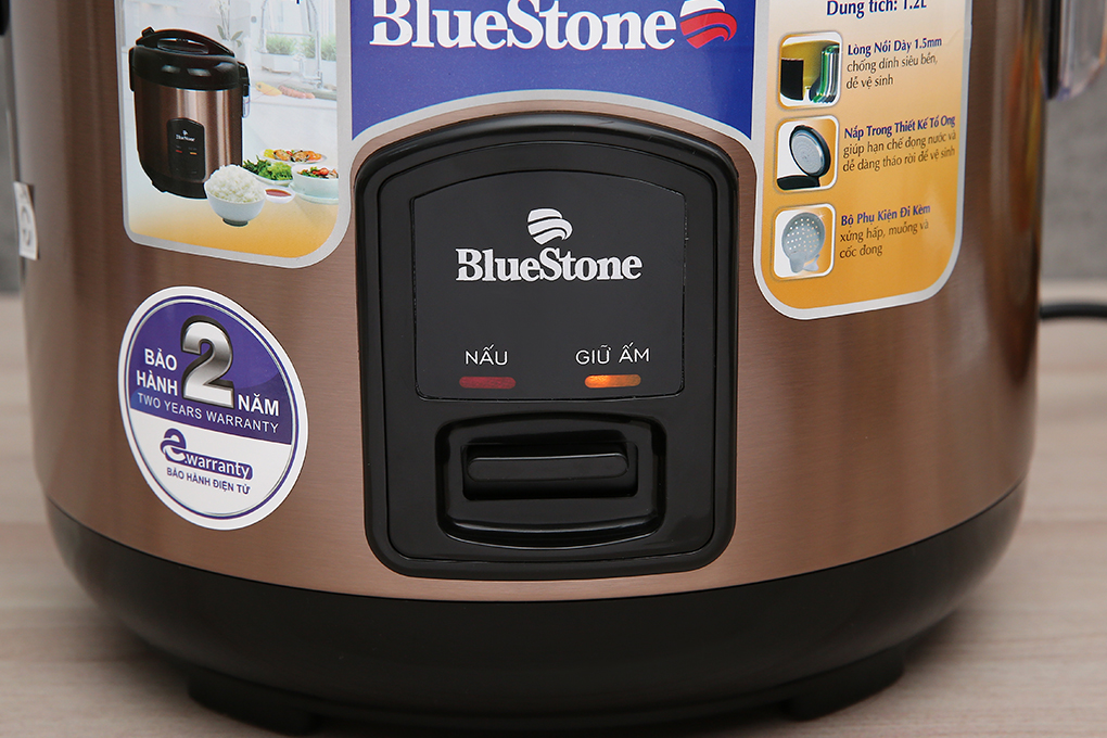 Nồi cơm nắp gài BlueStone 1.2 lít RCB-5512 Nồi cơm nắp gài BlueStone 1.2 lít RCB-5512