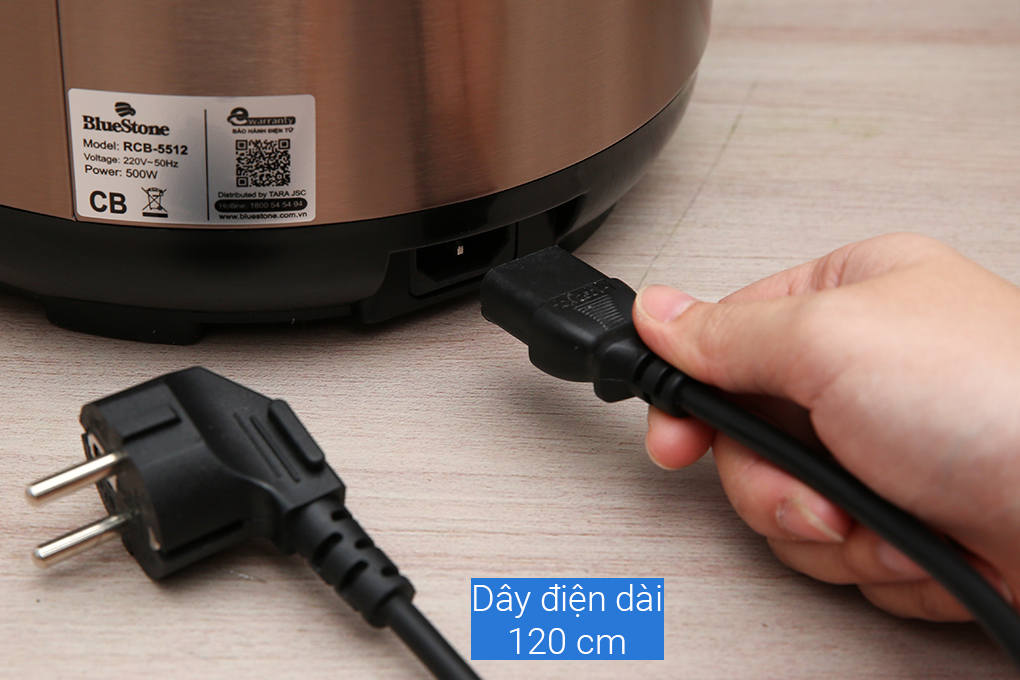 Nồi cơm nắp gài BlueStone 1.2 lít RCB-5512 Nồi cơm nắp gài BlueStone 1.2 lít RCB-5512