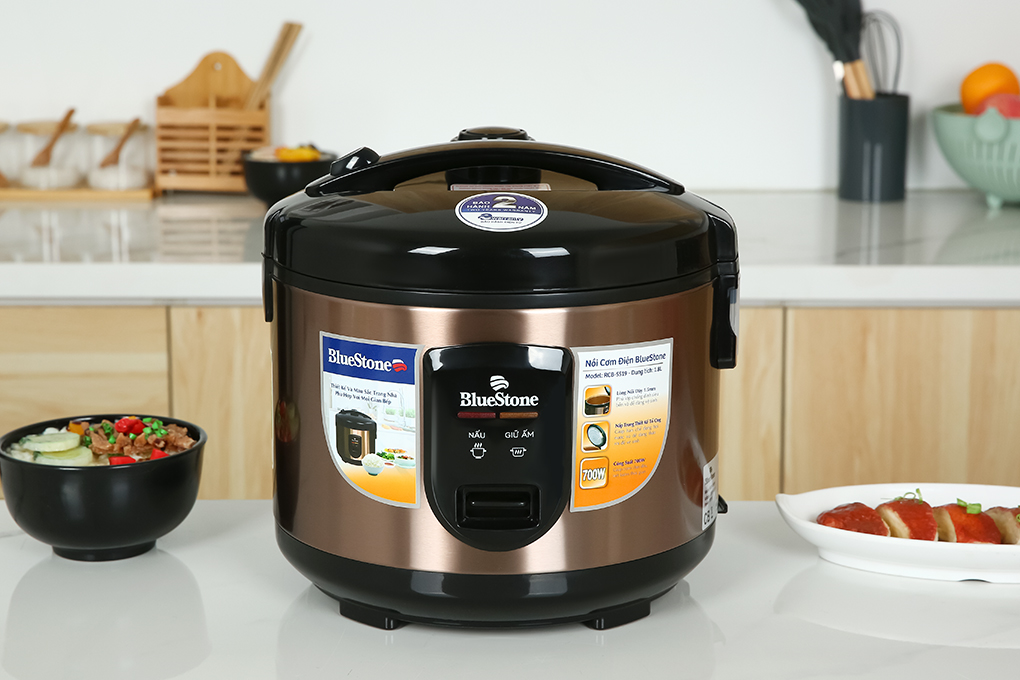Nồi cơm nắp gài BlueStone 1.8 lít RCB-5519 Nồi cơm nắp gài BlueStone 1.8 lít RCB-5519