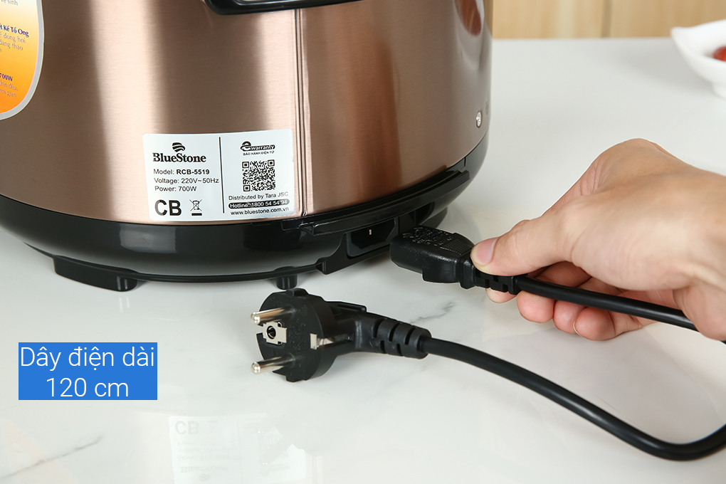 Nồi cơm nắp gài BlueStone 1.8 lít RCB-5519 Nồi cơm nắp gài BlueStone 1.8 lít RCB-5519