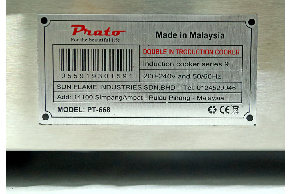 Bếp từ đôi Prato PT 668 Bếp từ đôi Prato PT 668