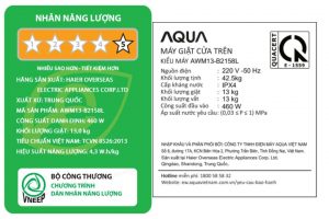 Máy giặt Aqua Inverter 13 kg AWM13-B2158L(B)