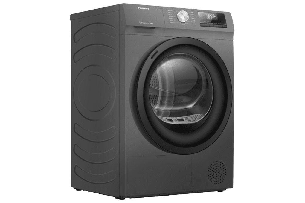 Máy sấy bơm nhiệt Hisense 8kg DH80N1T Máy sấy bơm nhiệt Hisense 8kg DH80N1T