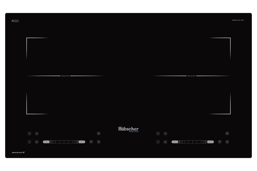 Bếp từ đôi Hubscher IHC 6261 Bếp từ đôi Hubscher IHC 6261