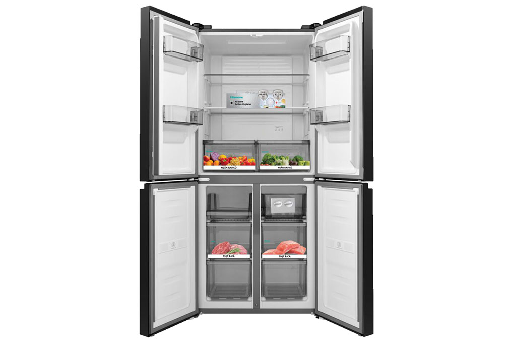 Tủ lạnh Hisense Inverter 427 lít RQ559N4EBU Tủ lạnh Hisense Inverter 427 lít RQ559N4EBU