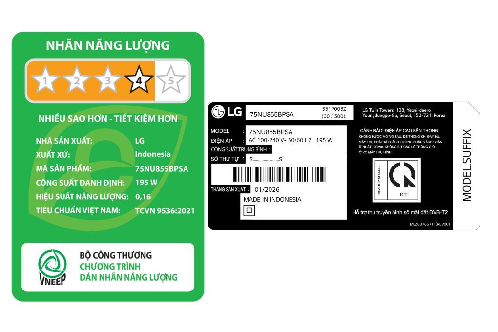 Smart Tivi LG AI 4K 75 inch 75NU855BPSA Smart Tivi LG AI 4K 75 inch 75NU855BPSA