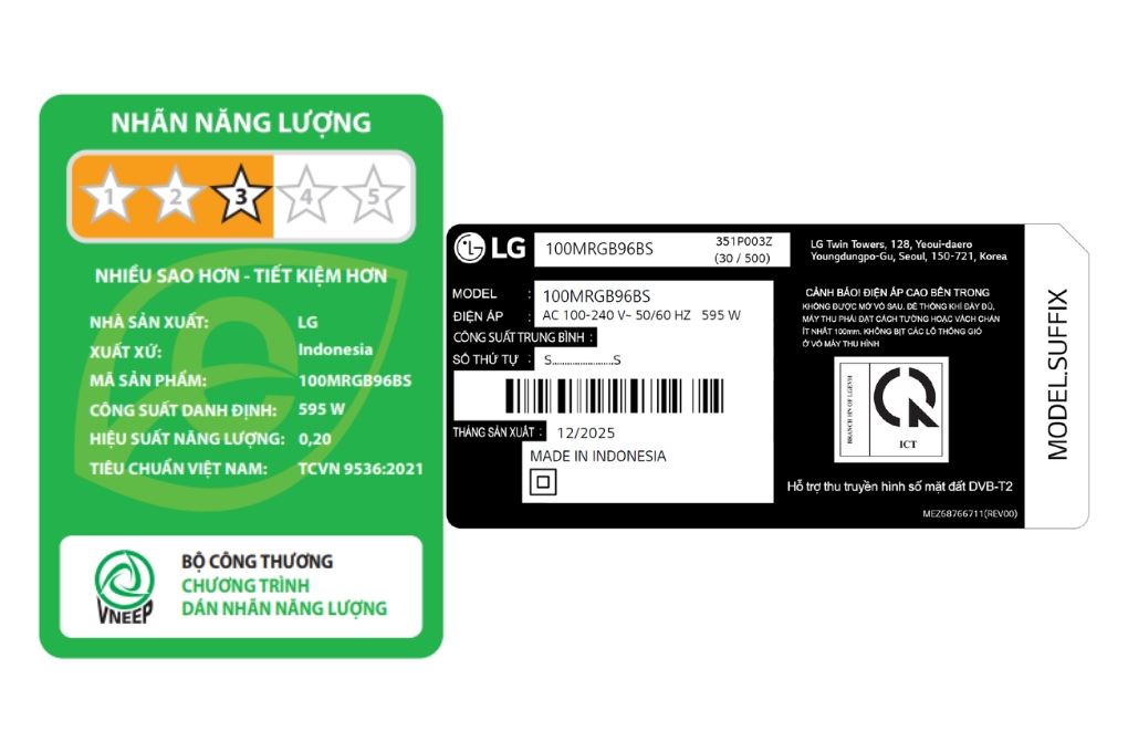 Smart Tivi Micro RGB LG AI 4K 100 inch 100MRGB96BS Smart Tivi Micro RGB LG AI 4K 100 inch 100MRGB96BS