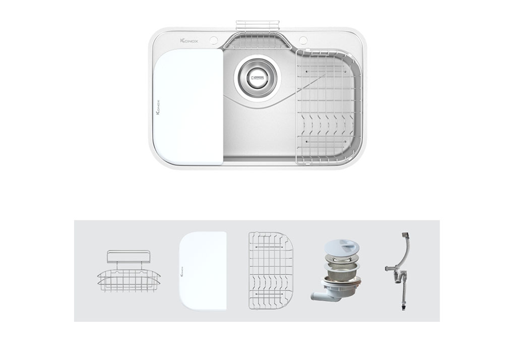 Chậu rửa bát Konox Tari 7851SM Chậu rửa bát Konox Tari 7851SM
