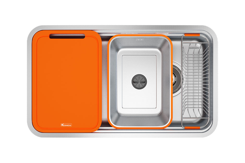 Chậu rửa bát Konox Tari Smart 8047 Chậu rửa bát Konox Tari Smart 8047