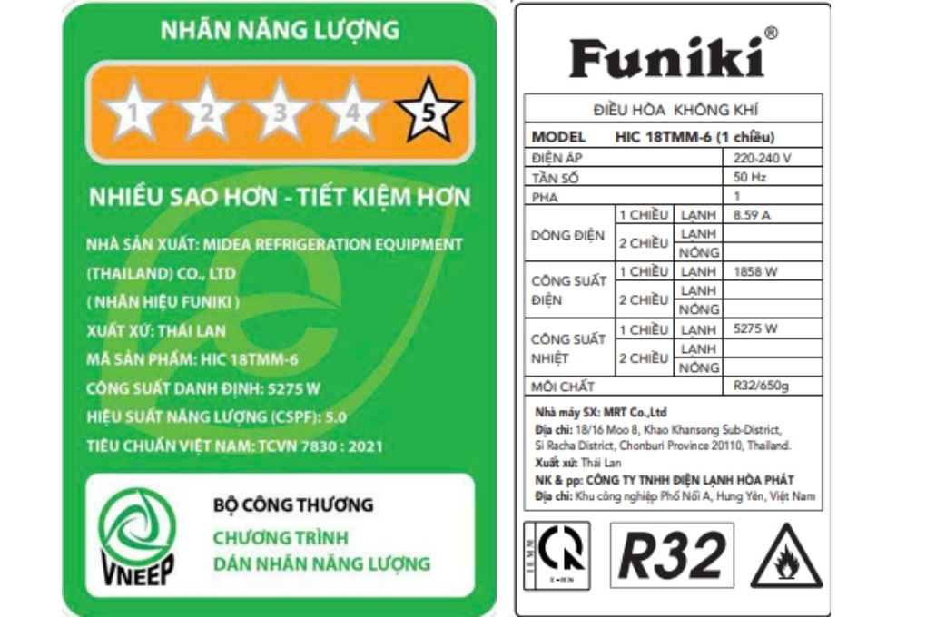 Điều hòa Funiki Inverter 18000 BTU HIC18TMM-6 Điều hòa Funiki Inverter 18000 BTU HIC18TMM-6