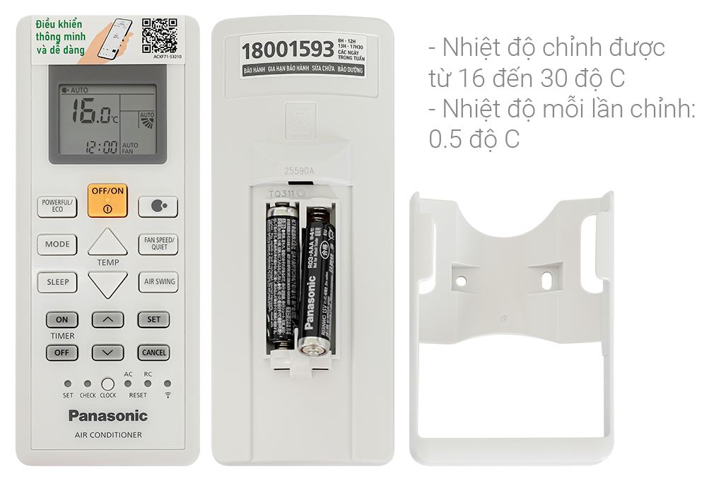 Điều hòa Panasonic Inverter 17700 BTU CU/CS-PU18CKH-8D Điều hòa Panasonic Inverter 17700 BTU CU/CS-PU18CKH-8D