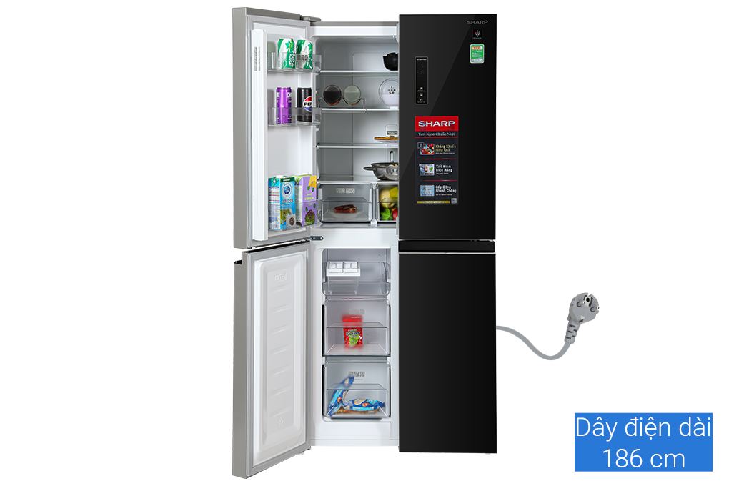 Tủ lạnh Sharp Inverter Multi Door 421 lít SJ-FXP510VG-BK Tủ lạnh Sharp Inverter Multi Door 421 lít SJ-FXP510VG-BK