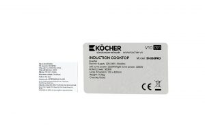 Bếp từ đôi âm Kocher DI-338 Pro 5000W