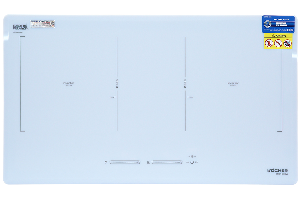 Bếp từ đôi lắp âm Kocher DIB4-888W Bếp từ đôi lắp âm Kocher DIB4-888W